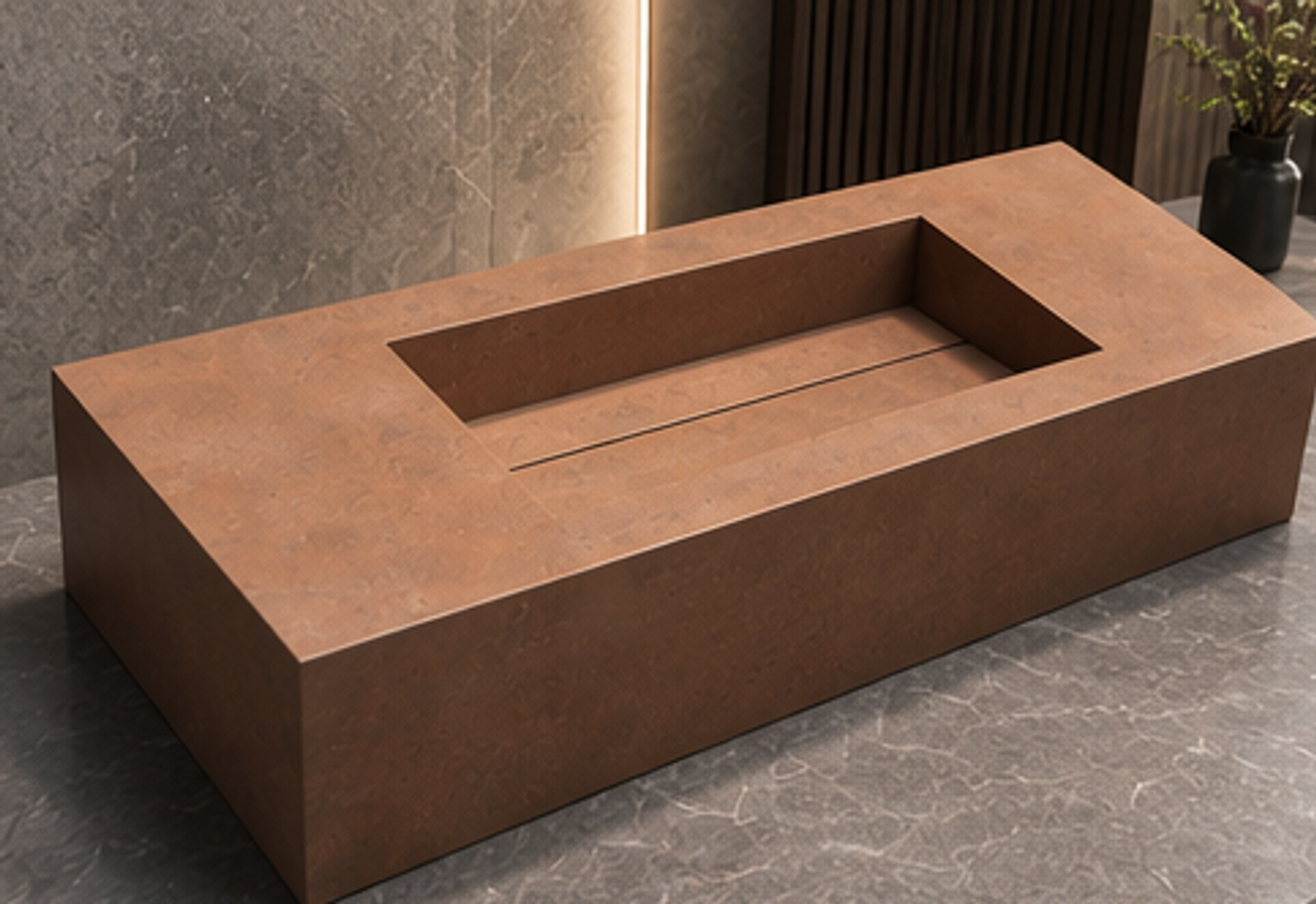 Industrial Matte lavabo - 1