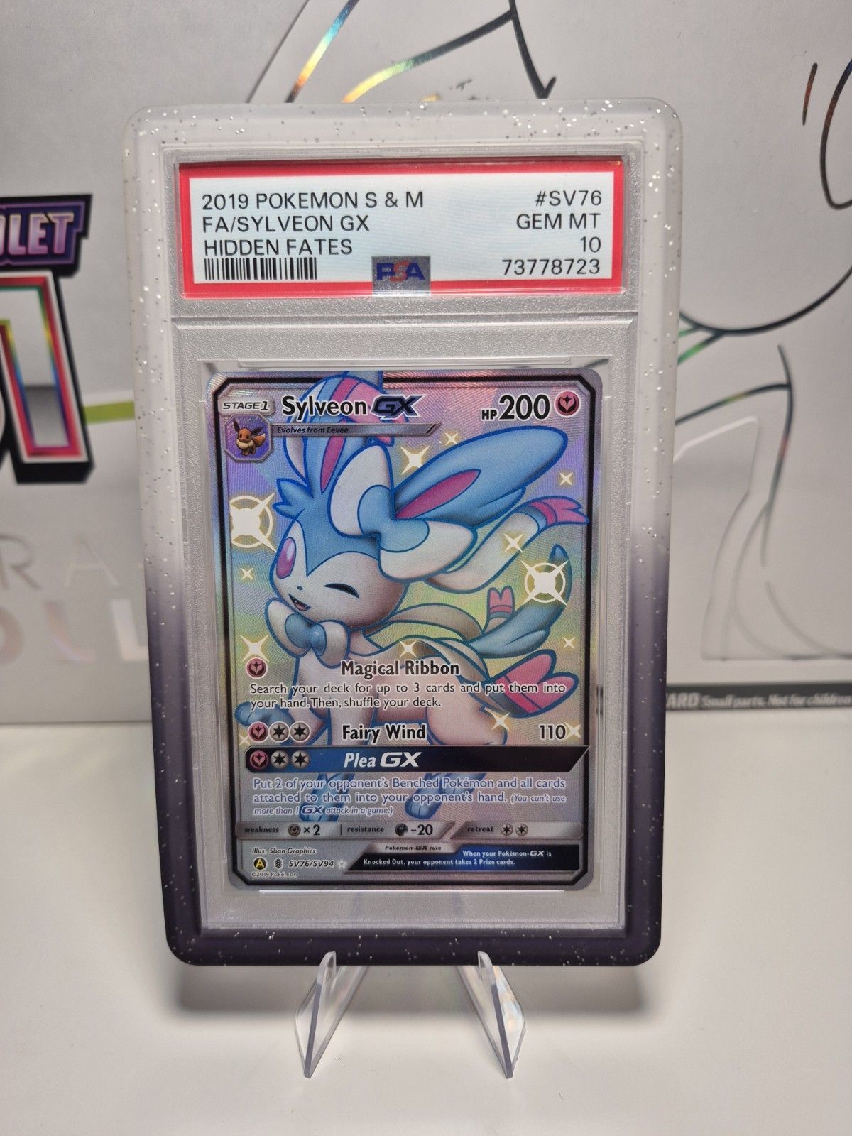 Sylveon Gx #SV76 /SV94 PSA 10 - 2019 Pokemon Hidden Fates Shiny Vault