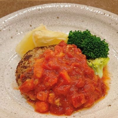切干大根のハンバーグ
