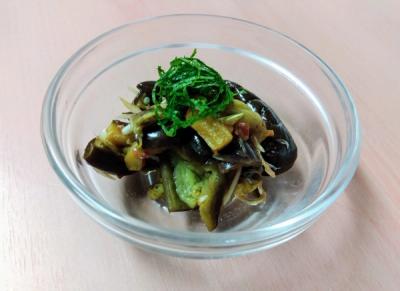 蒸しなすの梅しそ和え