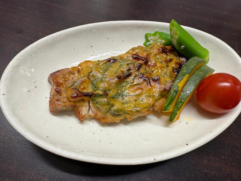 豚肉の大葉味噌焼き