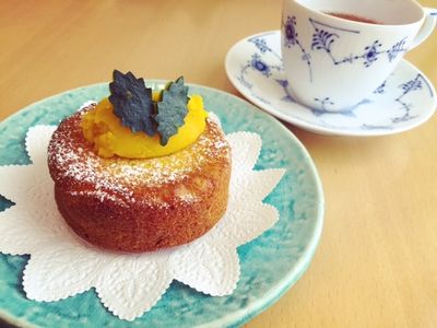 濃厚かぼちゃのカップケーキ