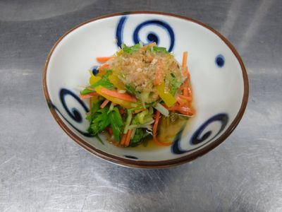 五目野菜の三杯酢