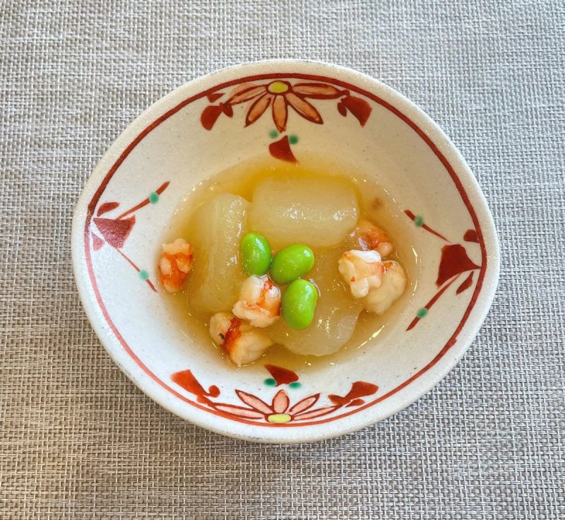 冬瓜の海老あんかけ