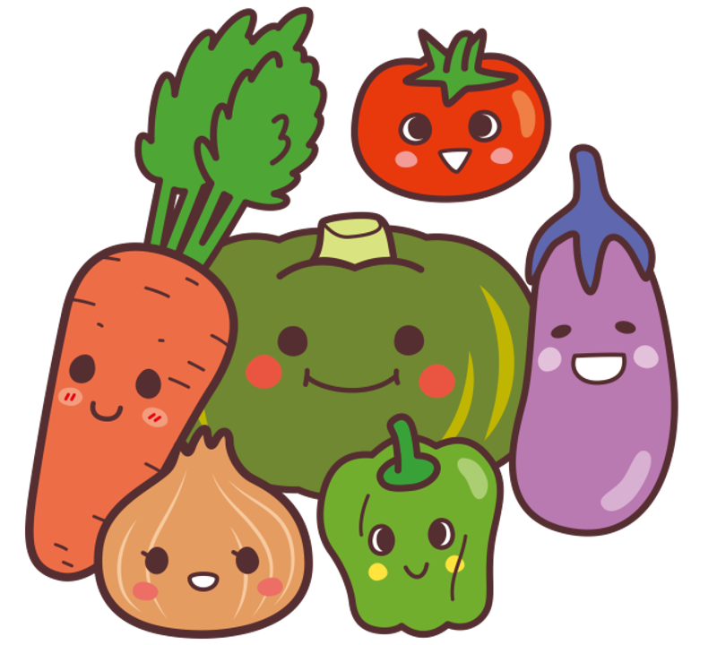 野菜の色のチカラでもっと元気に。