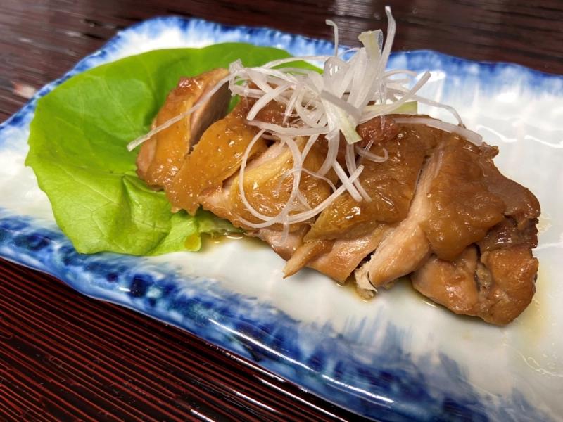 鶏肉の梅ソース煮