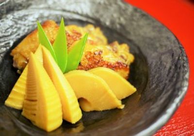筍と手羽中の照り煮