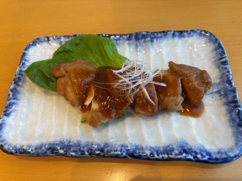鶏肉の梅ソース煮