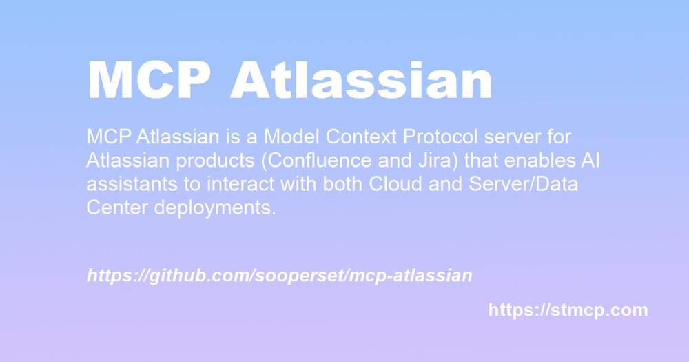 Open Graph image for MCP Atlassian
