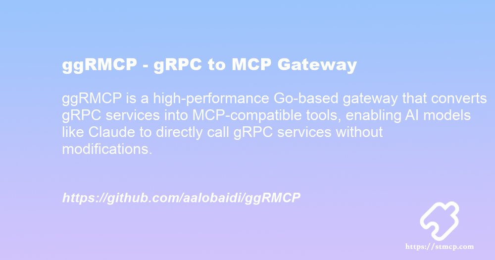 Open Graph image for ggRMCP - gRPC to MCP Gateway