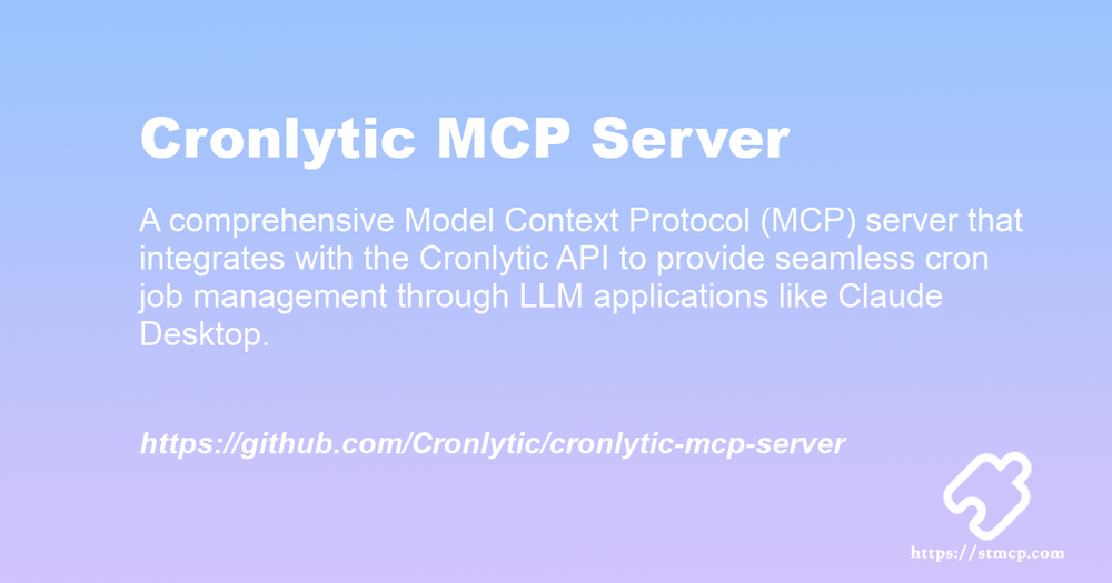 Open Graph image for Cronlytic MCP Server
