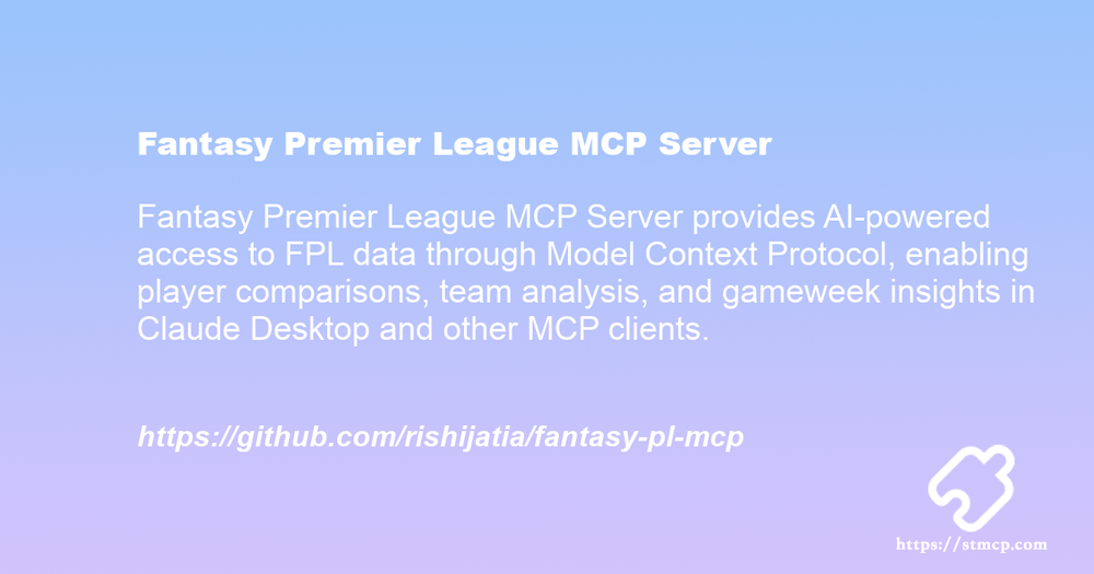 Open Graph image for Fantasy Premier League MCP Server