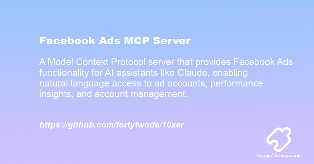 Open Graph image for Facebook Ads MCP Server