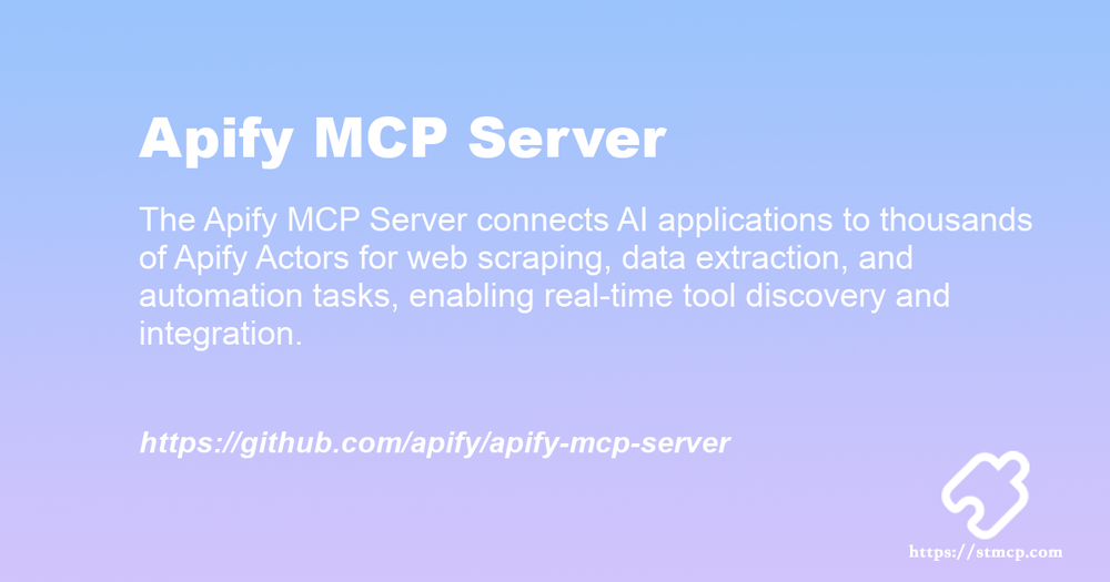 Open Graph image for Apify MCP Server