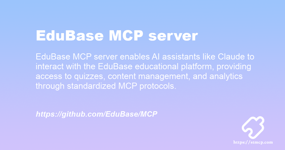 Open Graph image for EduBase MCP server