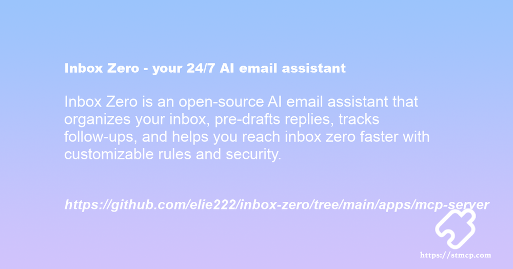 Open Graph image for Inbox Zero - your 24/7 AI email assistant
