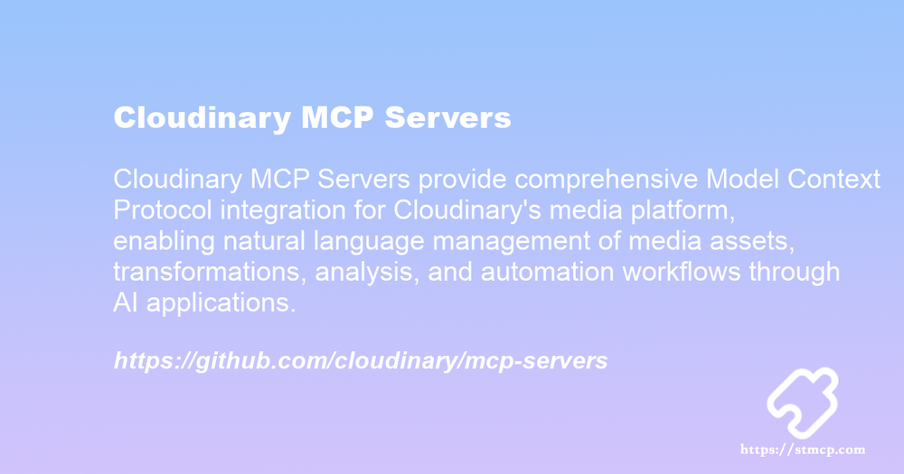 Open Graph image for Cloudinary MCP Servers