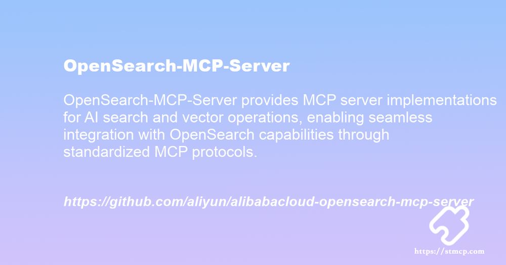 Open Graph image for OpenSearch-MCP-Server