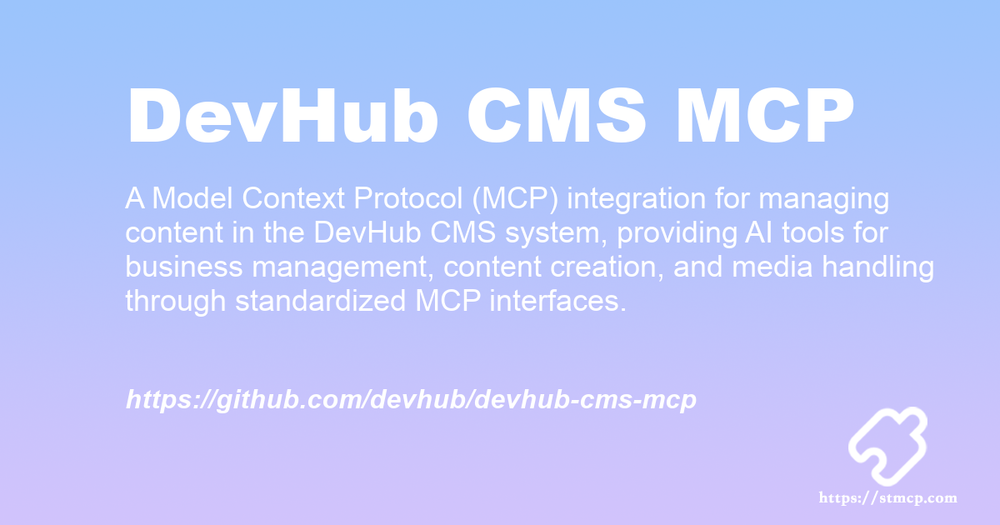 Open Graph image for DevHub CMS MCP