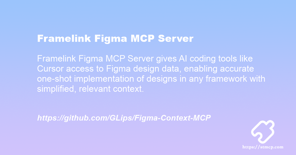 Open Graph image for Framelink Figma MCP Server