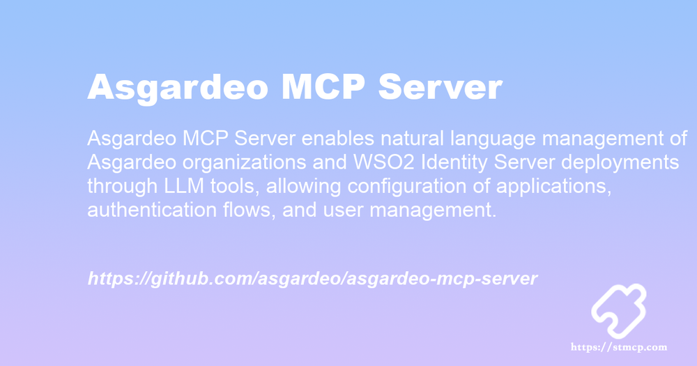 Open Graph image for Asgardeo MCP Server