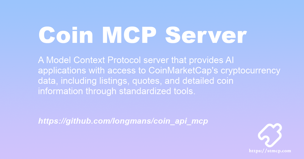 Open Graph image for Coin MCP Server