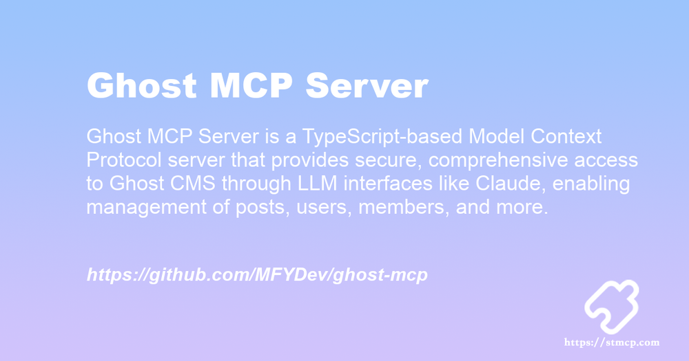 Open Graph image for Ghost MCP Server