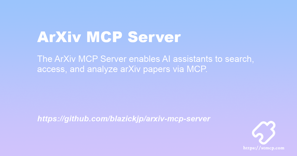 Open Graph image for ArXiv MCP Server