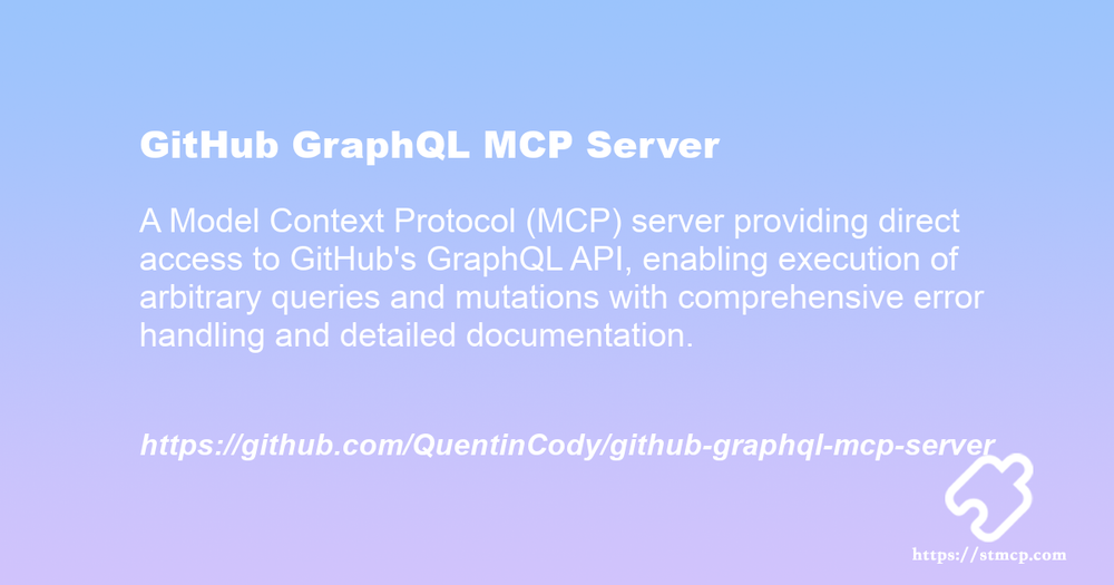 Open Graph image for GitHub GraphQL MCP Server