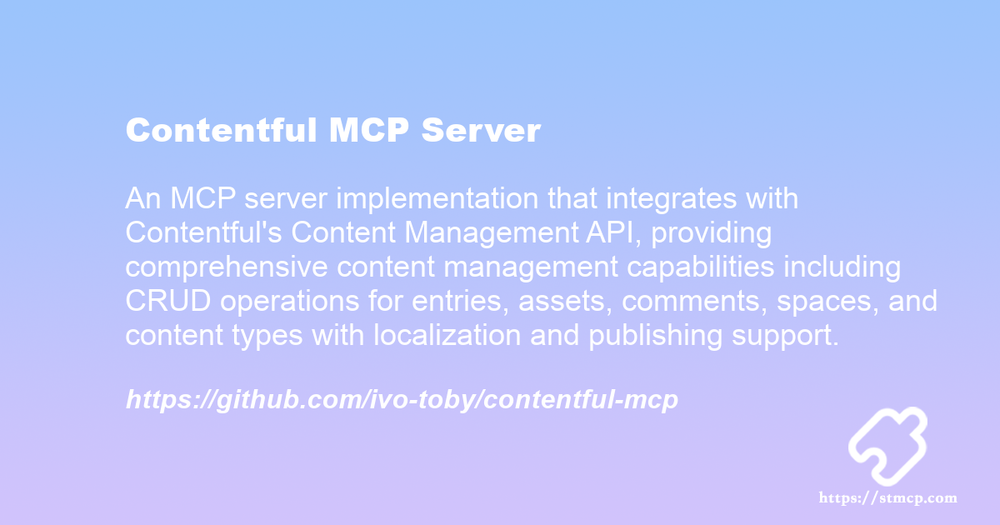 Open Graph image for Contentful MCP Server