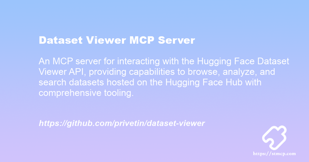 Open Graph image for Dataset Viewer MCP Server