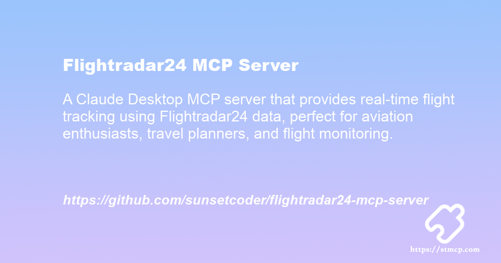 Open Graph image for Flightradar24 MCP Server