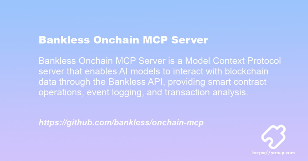 Open Graph image for Bankless Onchain MCP Server