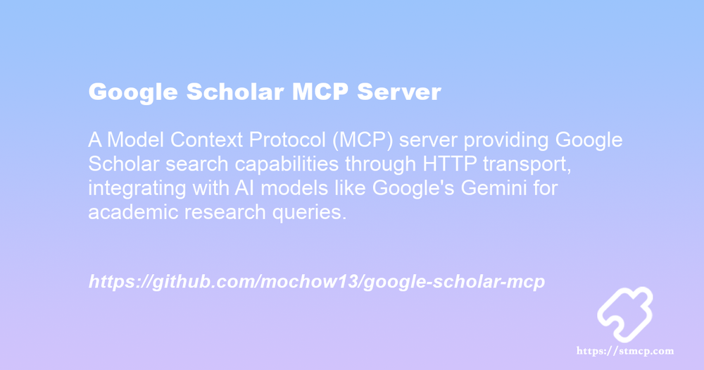 Open Graph image for Google Scholar MCP Server