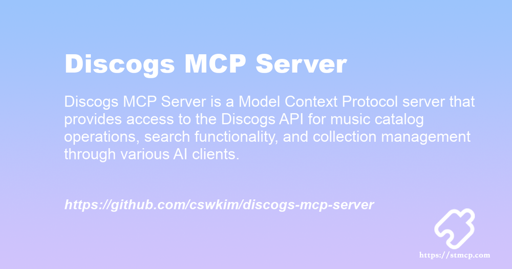 Open Graph image for Discogs MCP Server