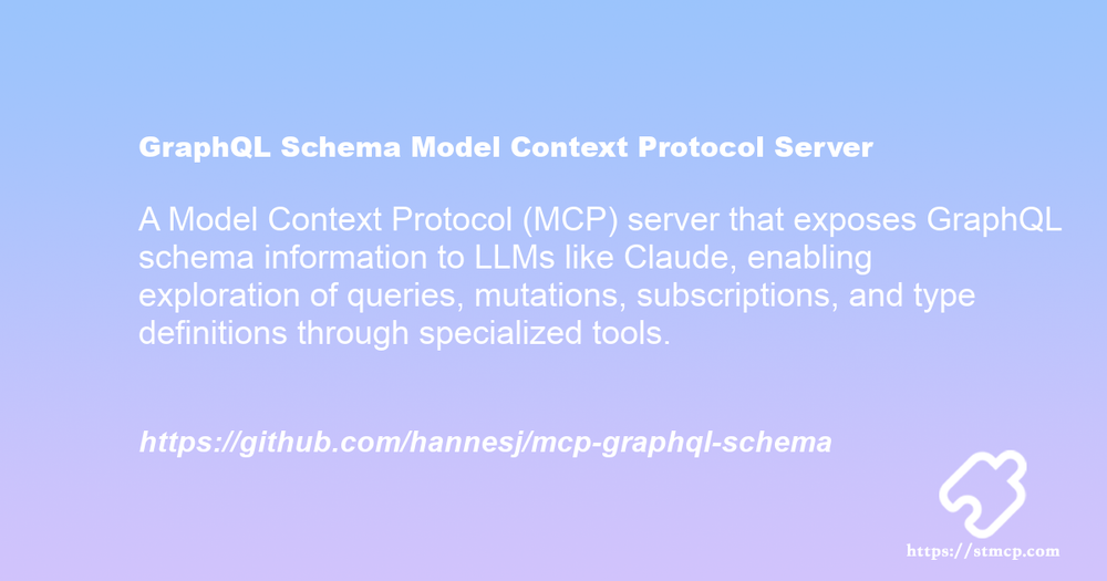 Open Graph image for GraphQL Schema Model Context Protocol Server