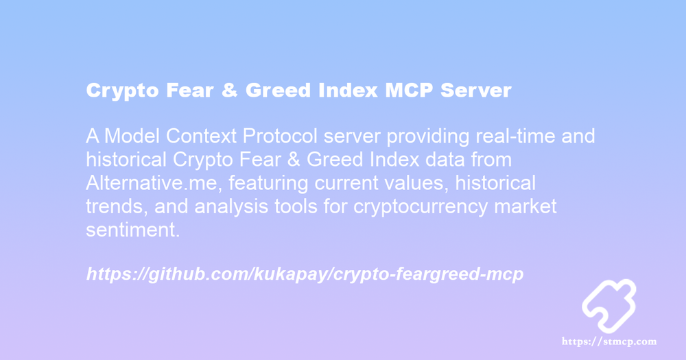 Open Graph image for Crypto Fear & Greed Index MCP Server