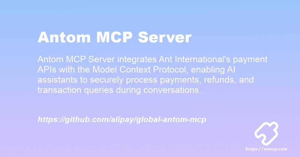 Open Graph image for Antom MCP Server