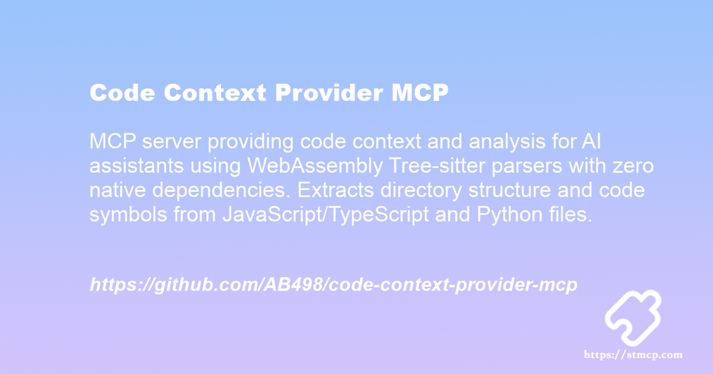 Open Graph image for Code Context Provider MCP
