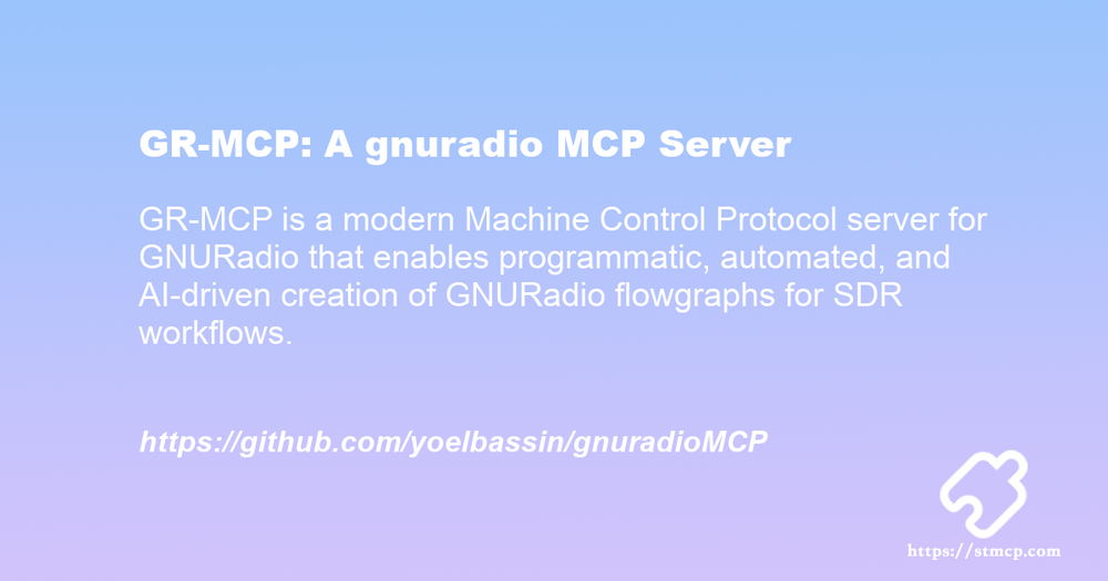 Open Graph image for GR-MCP: A gnuradio MCP Server