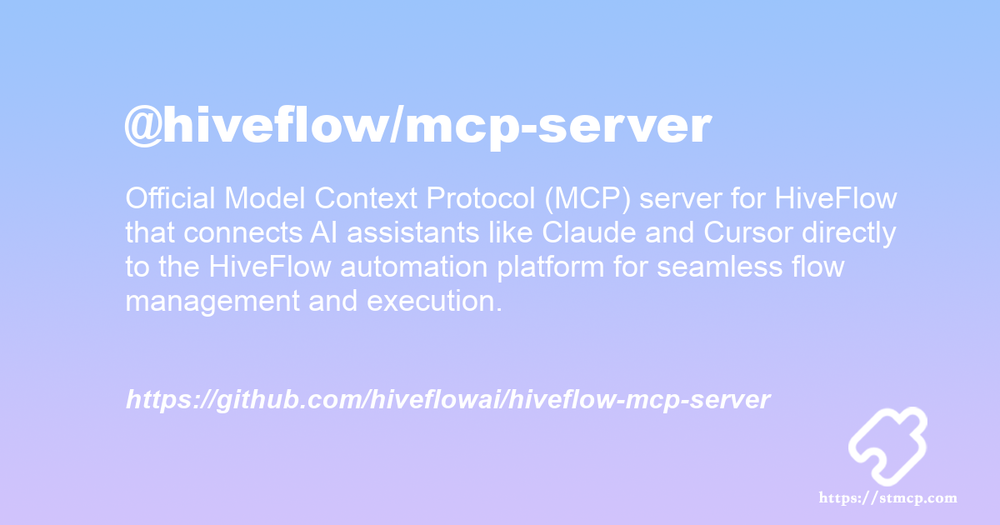 Open Graph image for @hiveflow/mcp-server