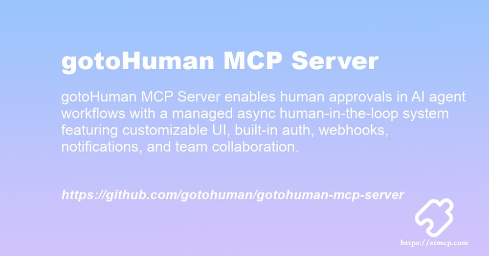 Open Graph image for gotoHuman MCP Server