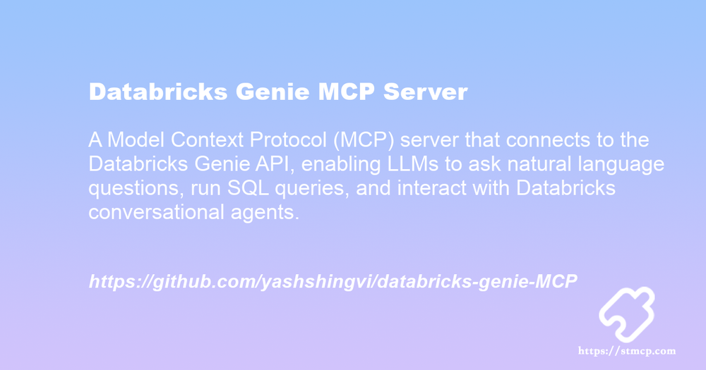 Open Graph image for Databricks Genie MCP Server