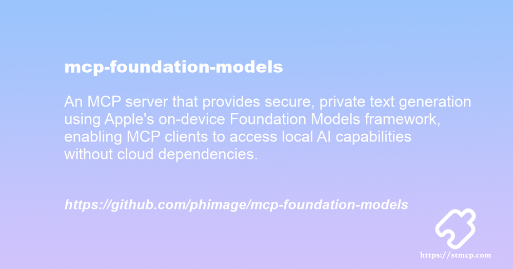 Open Graph image for mcp-foundation-models