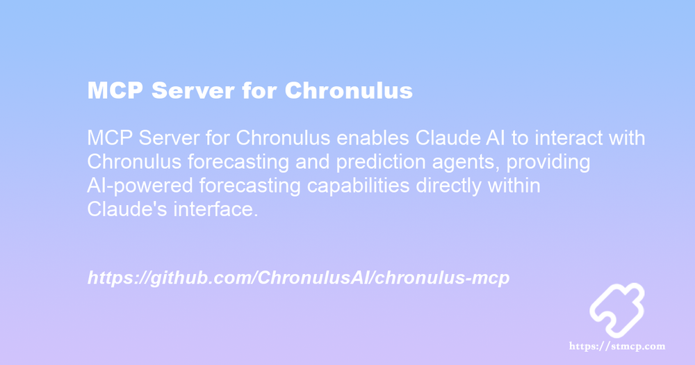 Open Graph image for MCP Server for Chronulus