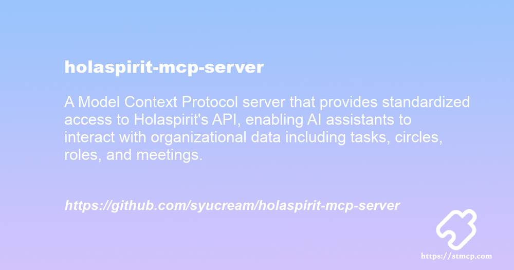 Open Graph image for holaspirit-mcp-server