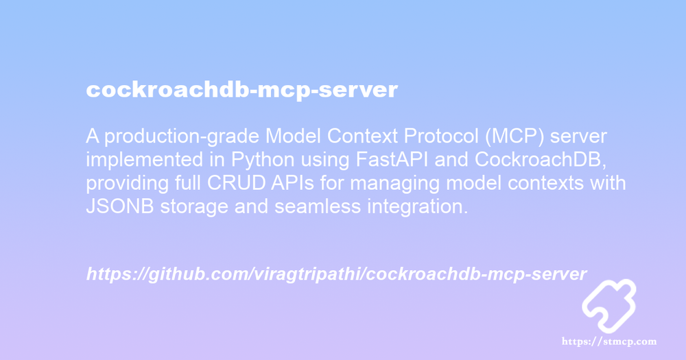 Open Graph image for cockroachdb-mcp-server