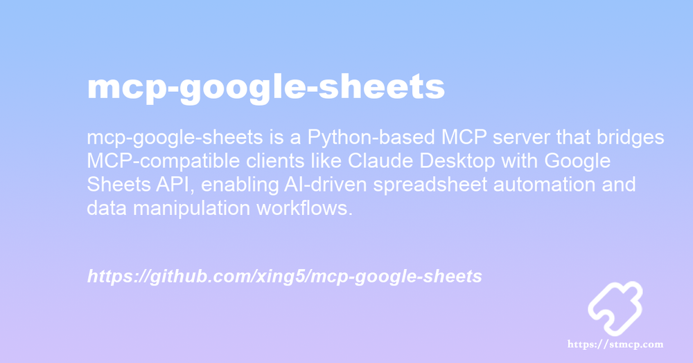 Open Graph image for mcp-google-sheets