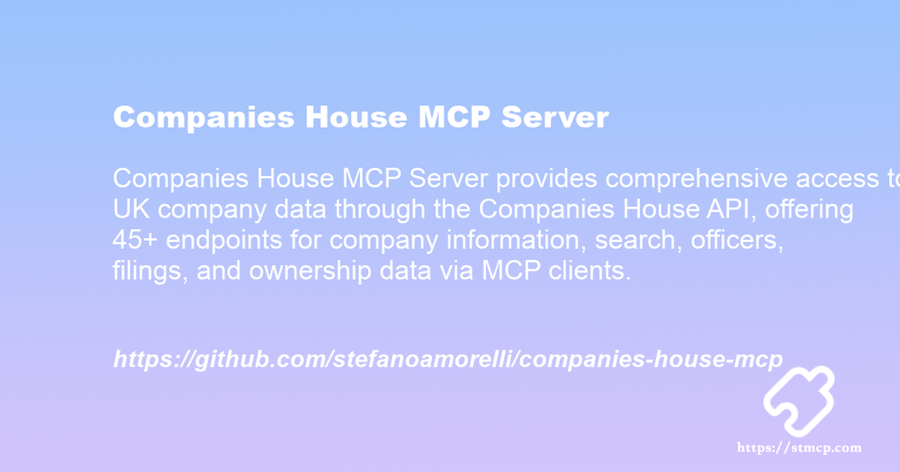 Open Graph image for Companies House MCP Server