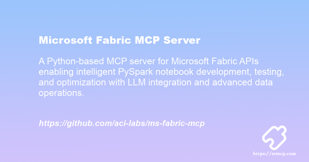 Open Graph image for Microsoft Fabric MCP Server